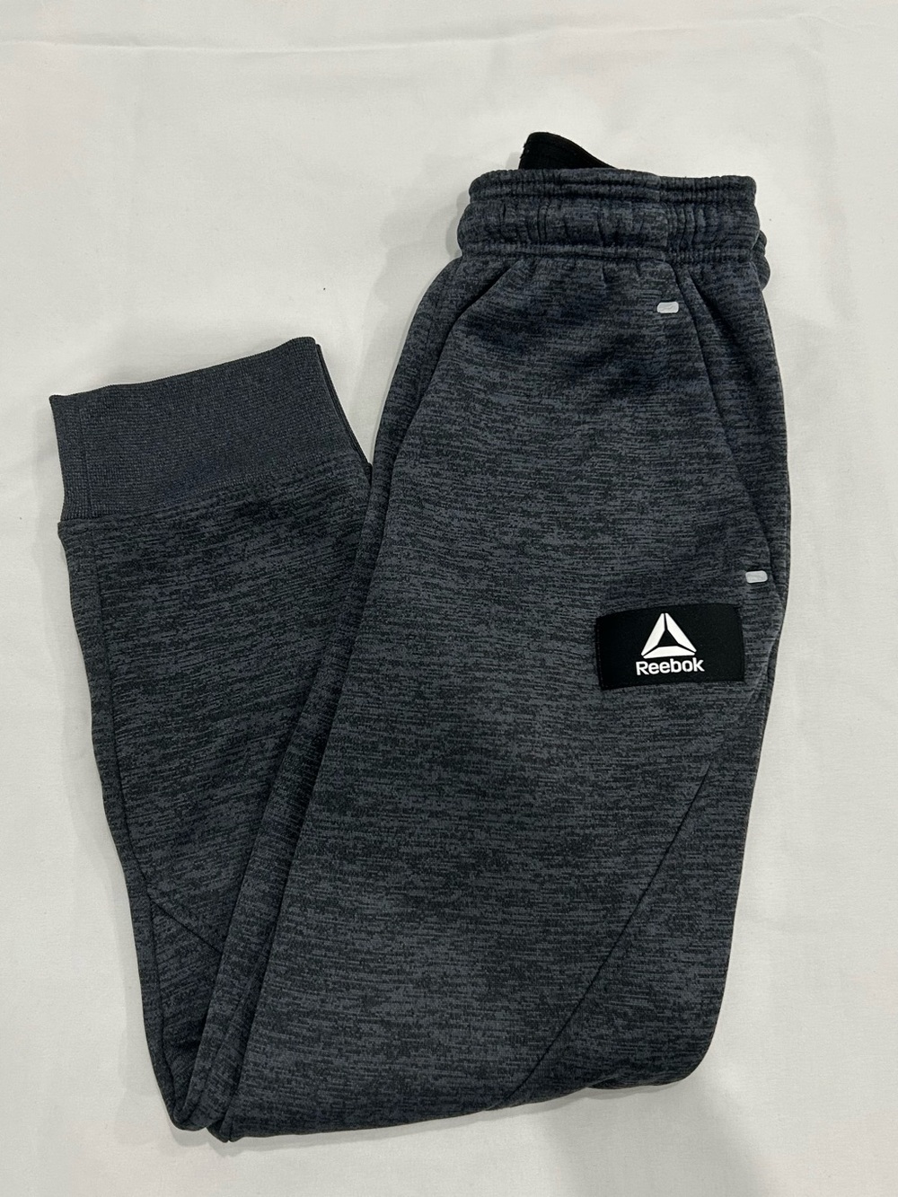 Reebok Boys Game Day Fleece Jogger Pants Gray Youth Small 6/7